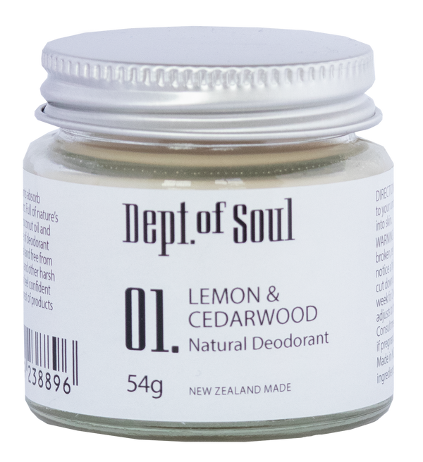 Lemon & Cedarwood Deodorant Jar